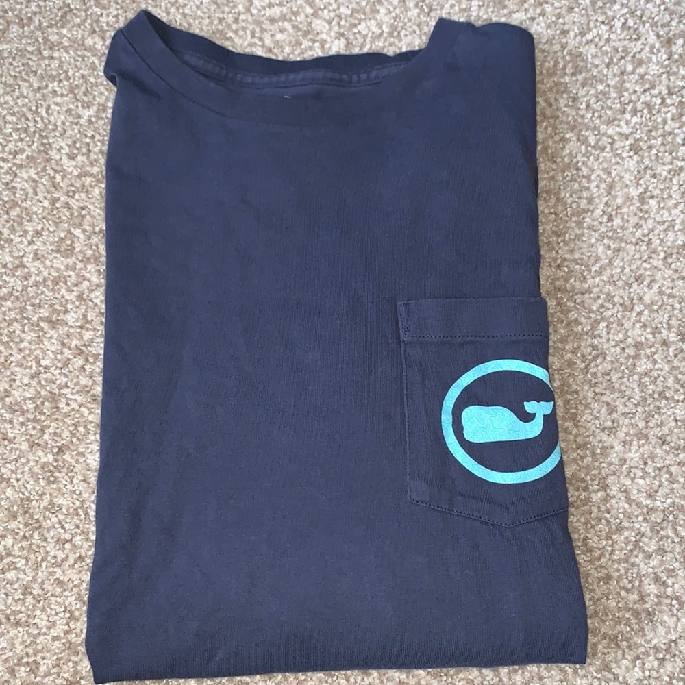 LS vineyard vines Starfish Fill (front only) Pocket Tee (XS)